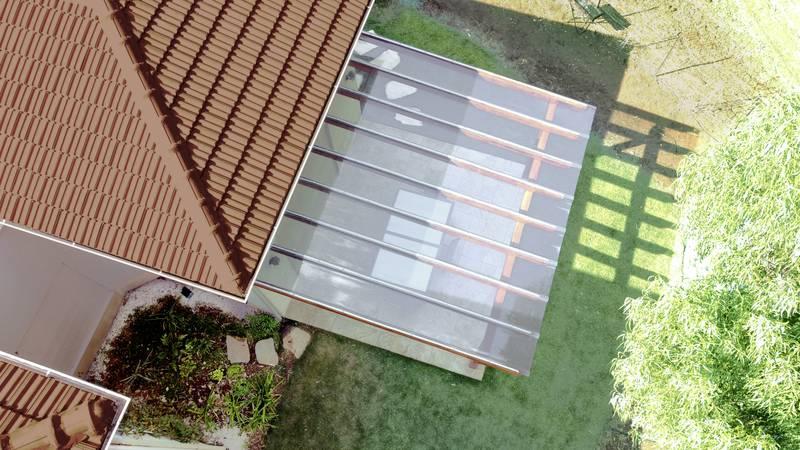 Trapezplatten EZ-Glaze, Polycarbonat, glasklar