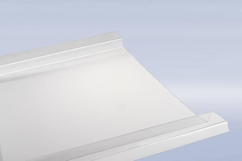 Trapezplatten EZ-Glaze, Polycarbonat, glasklar