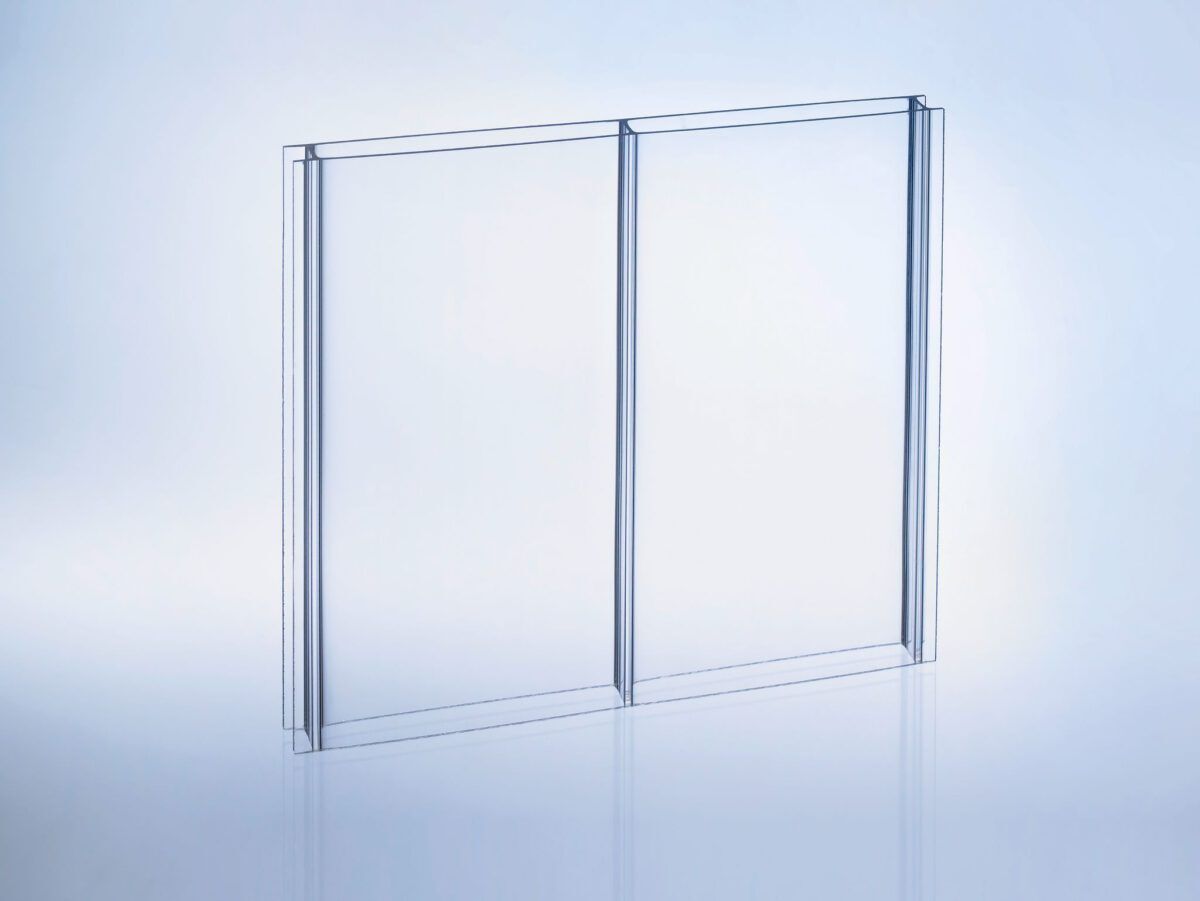 16 mm Stegplatten, Glasklar, Acryl, Highlux® Vertica
