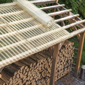 GFK Wellpolyester Rollenware 76/18 Wellplatten - vielseitig & langlebig - transparent Natur