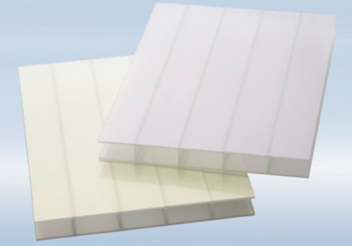 16 mm Stegplatten, Acryl, Highlux Sunstop Sky und C-Struktur