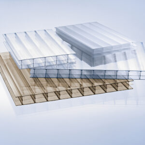 16 mm Stegplatten, Polycarbonat, Marlon® Stegdreifachplatten