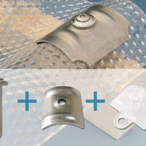 Komplett-Befestigung für Well- und Trapezplatten