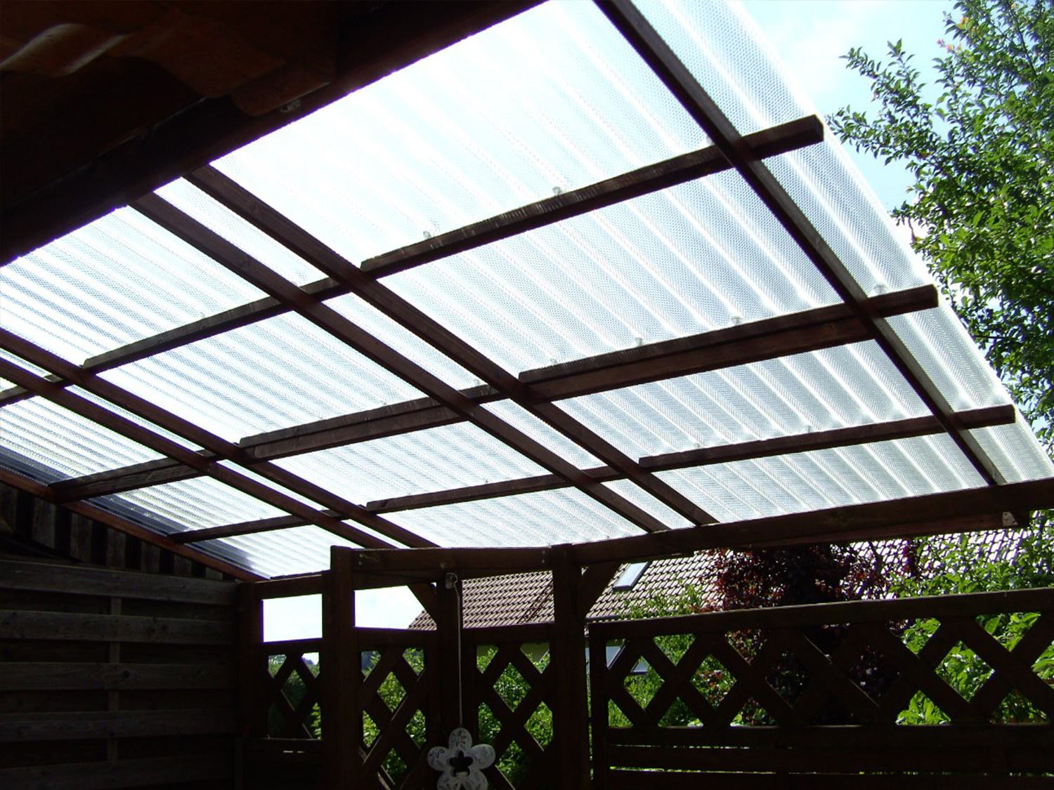 PC Wellplatte für Terrassen & Carport - 100% HAGELSICHER - 10 Jahre Garantie - 3mm – Bild 2