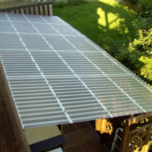 PC Wellplatte für Terrassen & Carport - 100% HAGELSICHER - 10 Jahre Garantie - 3mm