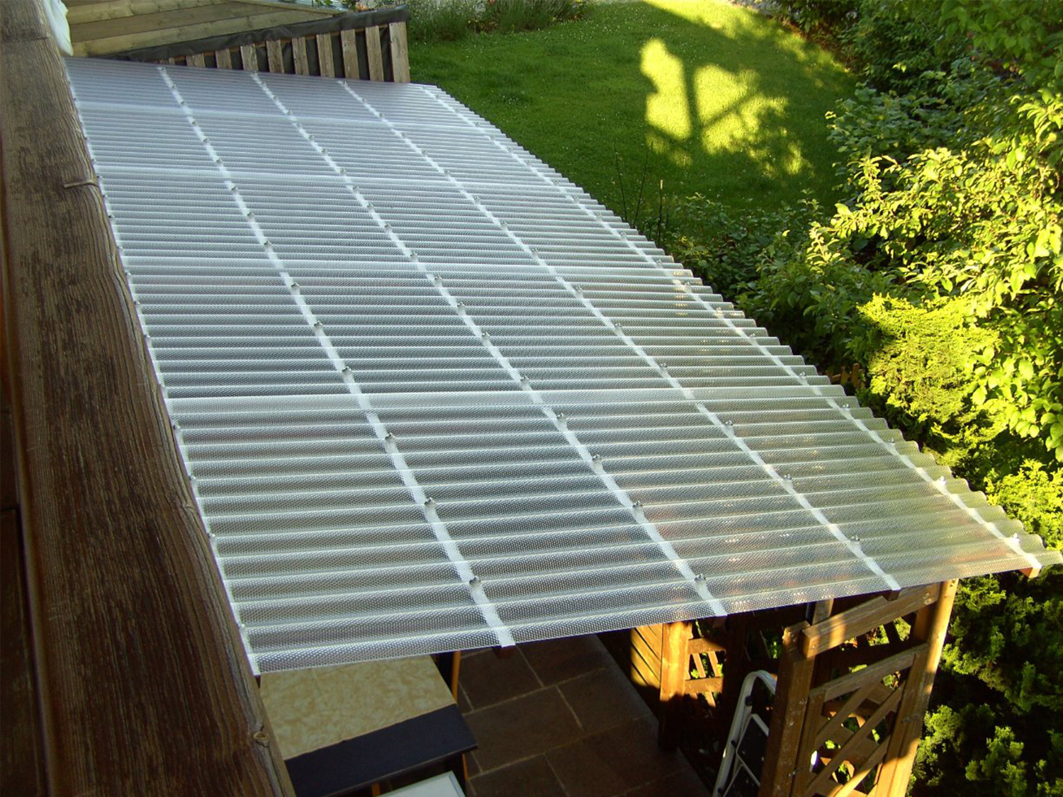 PC Wellplatte für Terrassen & Carport - 100% HAGELSICHER - 10 Jahre Garantie - 3mm