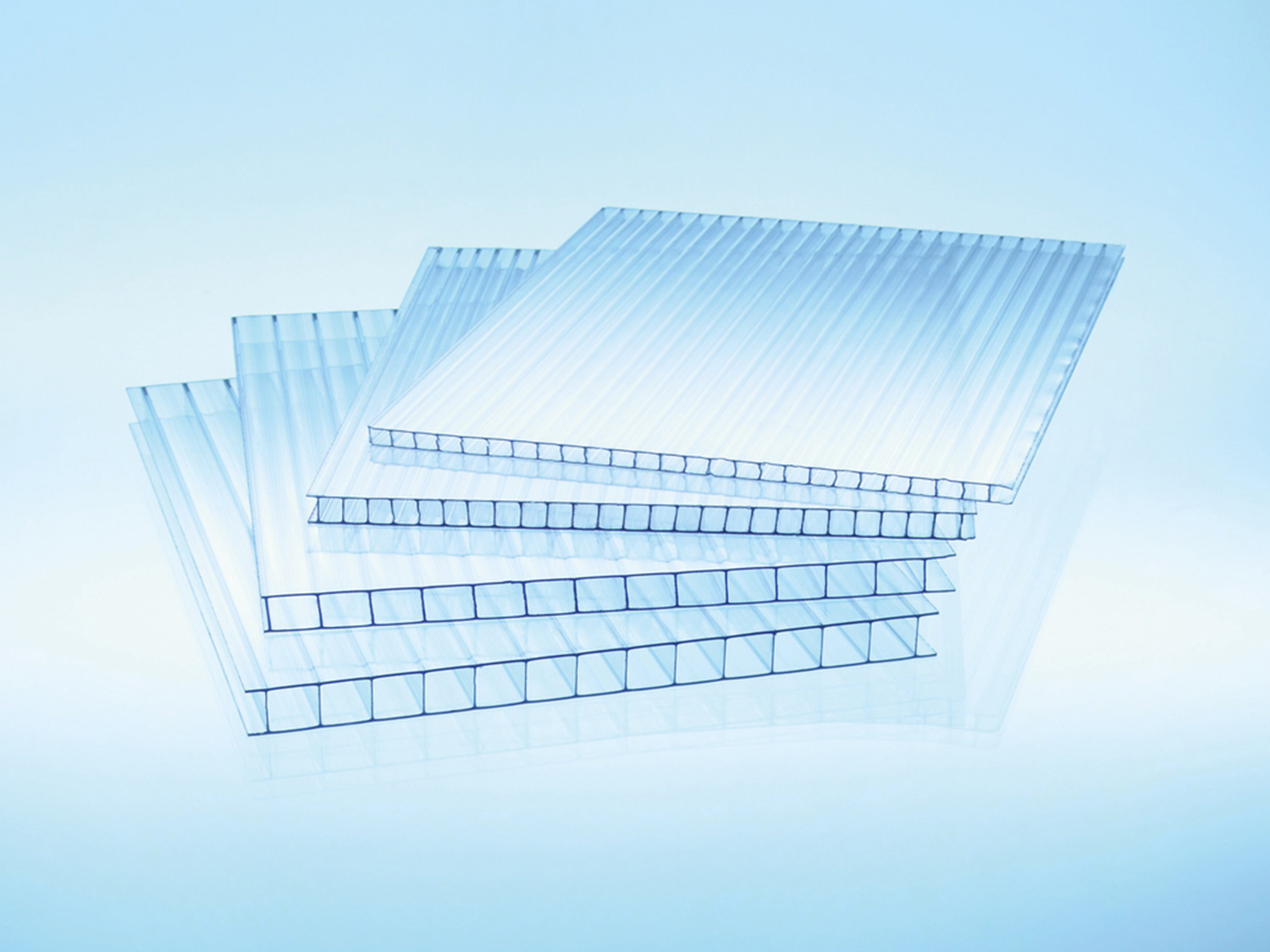 PC-Stegdoppelplatten 4 bis 10 mm